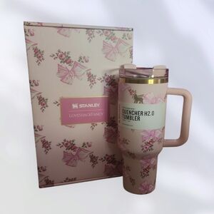 Stanley Pink Floral Quencher Tumbler